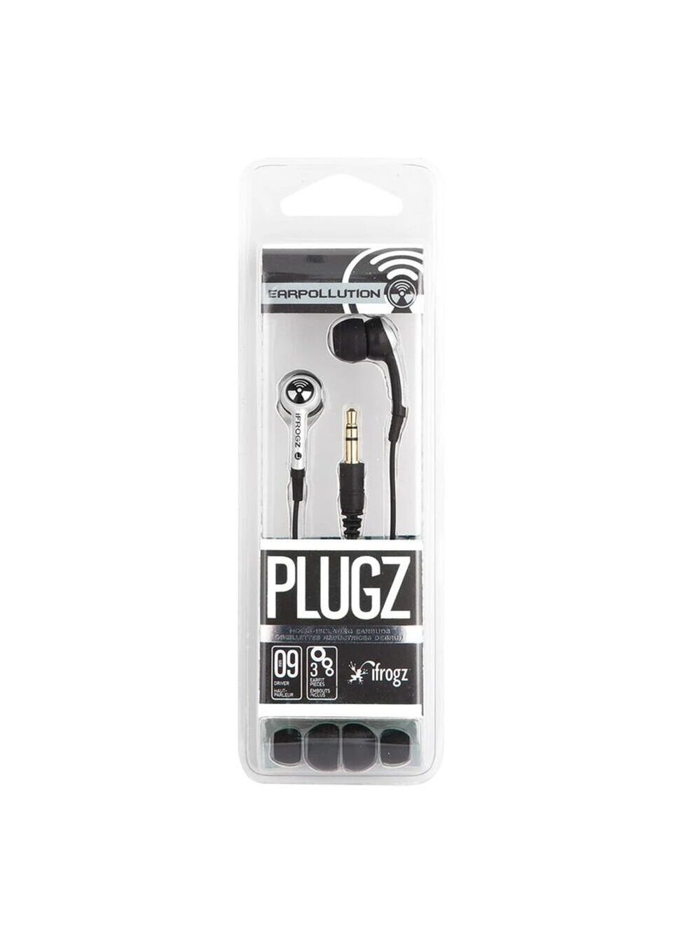 iFrogz EarPollution Plugz with Mic in White